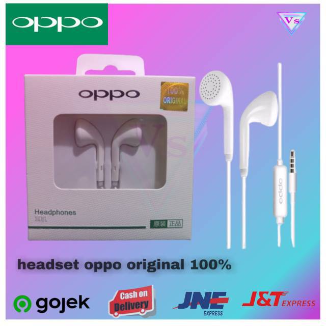 Headset Oppo Original Stereo Bass MH133