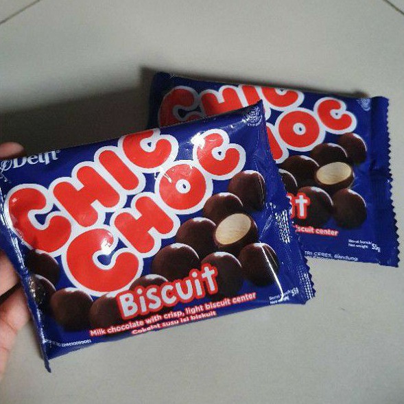 

Chic choc delfi coklat isi biskuit coklat 55gr.