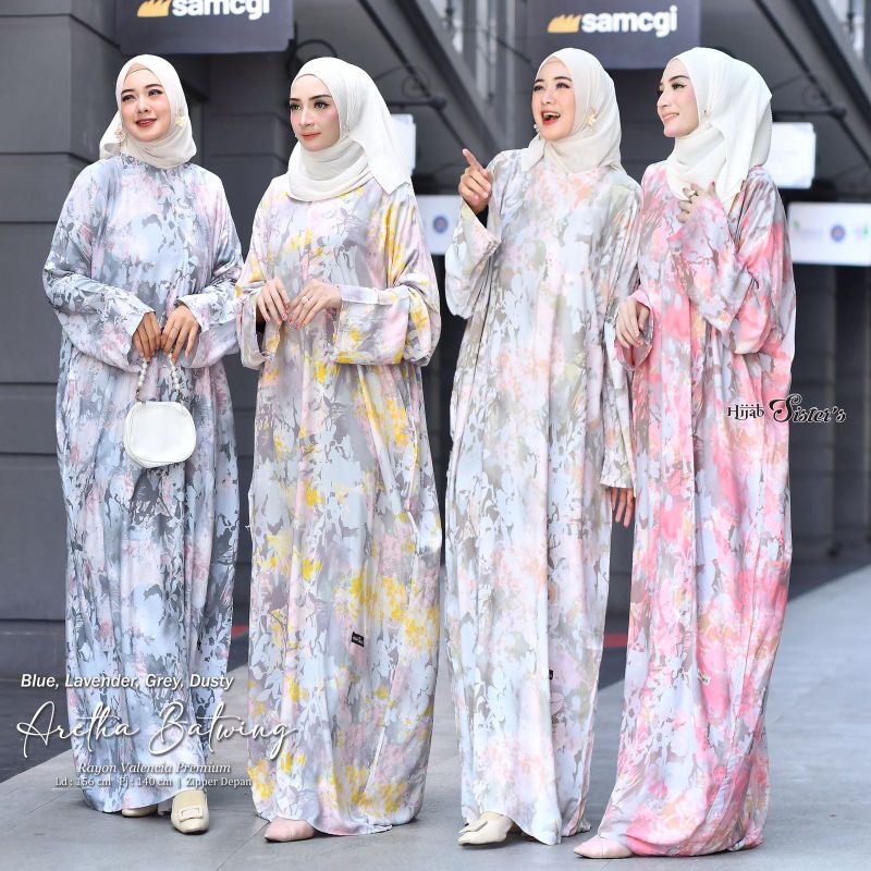 Aretha Batwing - Dress Wanita - Dress - Batwing - Batwing Wanita - by Hijab Sister
