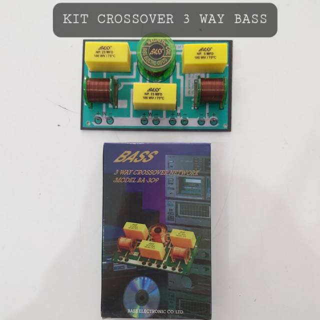 Kit Pembagi Suara (Crossover) 3 Way BASS BA-309