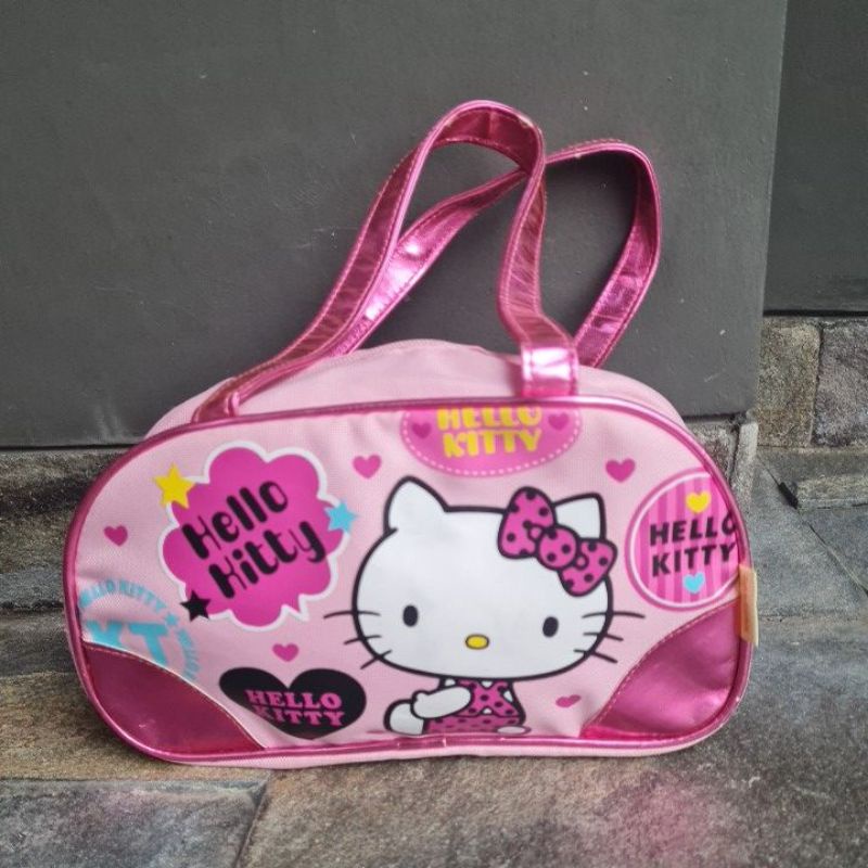 Tas bahu anak perempuan HELLO KITTY merk Candy Cabinet Original Sanrio preloved