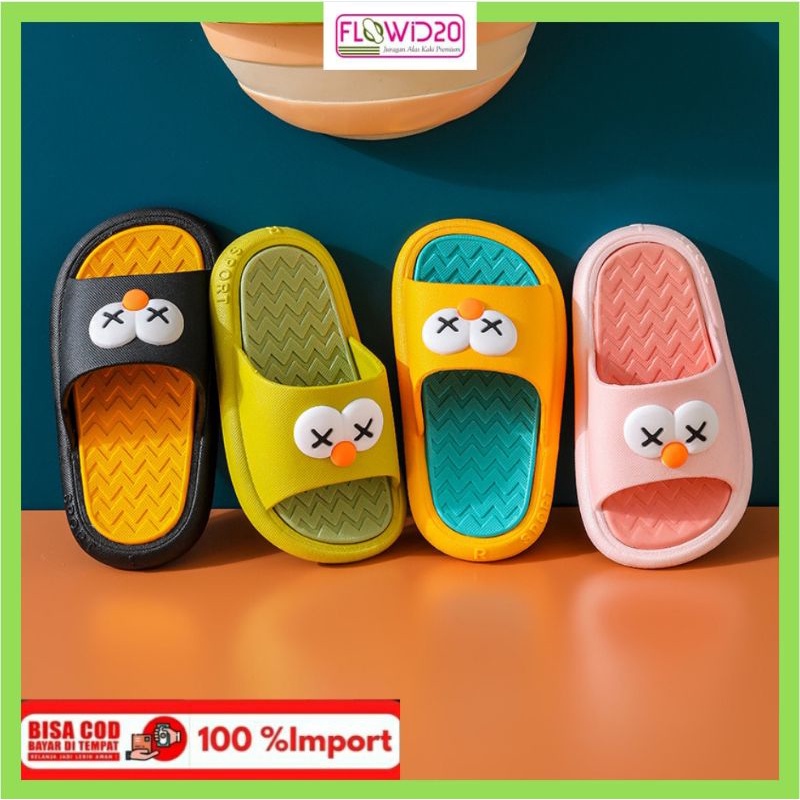 sandal anak karet import 107 sandal anti slip anak