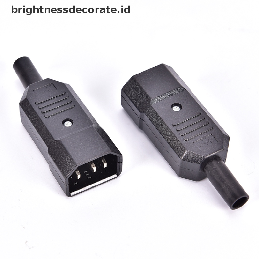 5pcs Konektor Power Iec C14 Male Rewireable