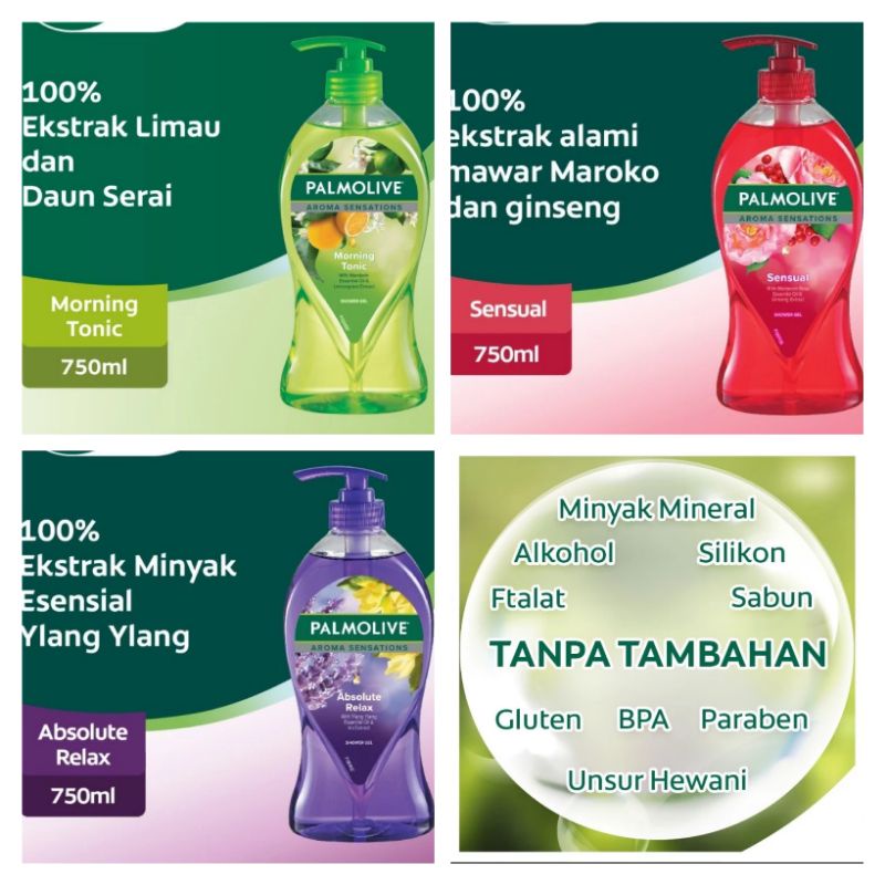 Palmolive sabun mandi 750ML