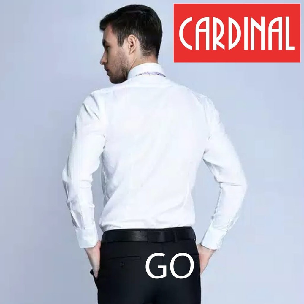 gof CARDINAL KEMEJA FORMAL JUMBO Panjang Reguler Kemeja Formal Lengan Panjang