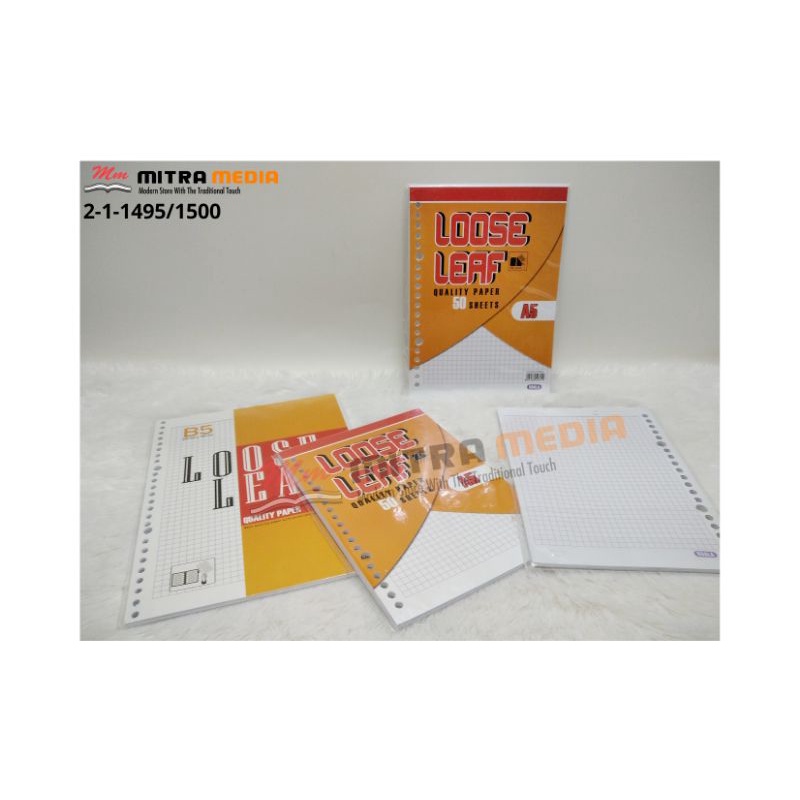 

ISI BINDER LOOSE LEAF KOTAK MATEMATIKA B5-50 KOALA