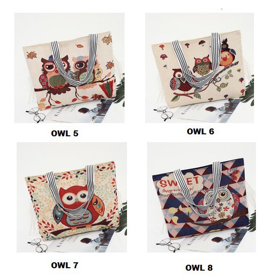 IRT 025 - Owl Tote Bag