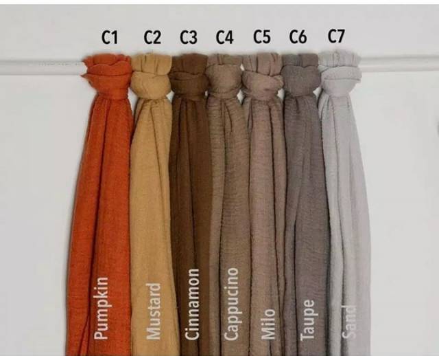 HIJAB PASHMINA COTTON SCARF MUSLIM (REAL PICTURE)