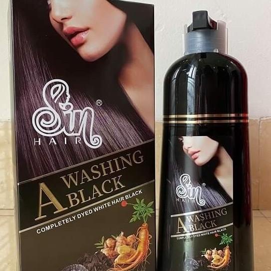 Shampoo Shampoo Sin Hair Menghitamkan Rambut Putih