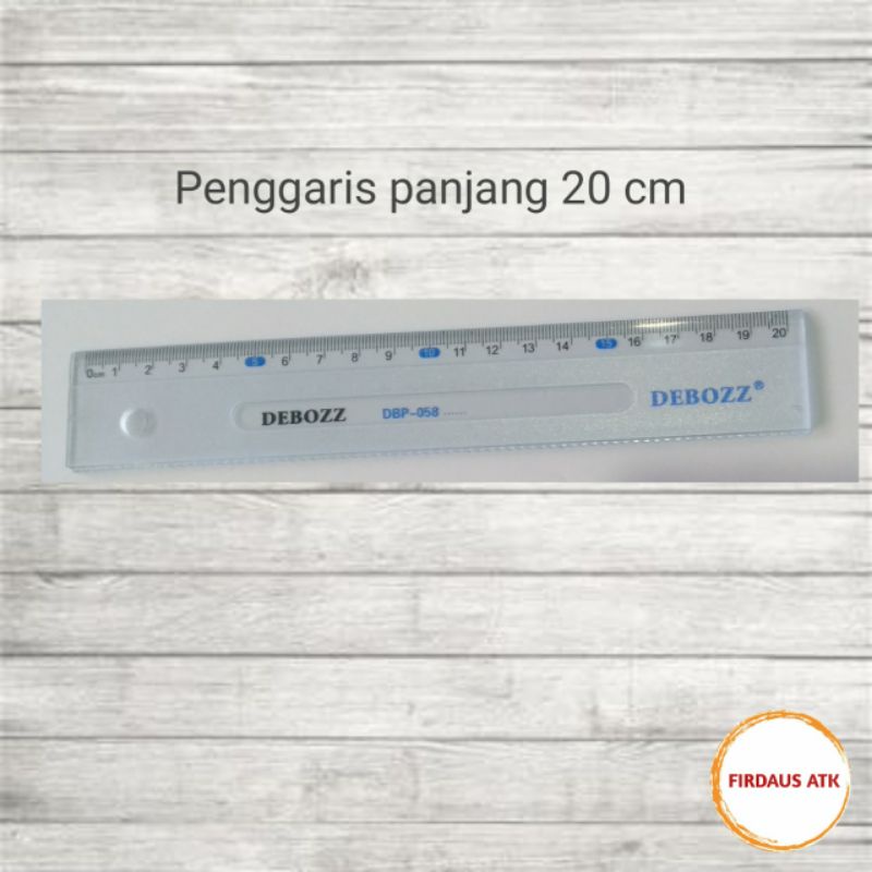 

Penggaris Debozz panjang 20 cm