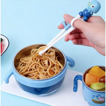 Dino spoon fork training chopstick sets R1830