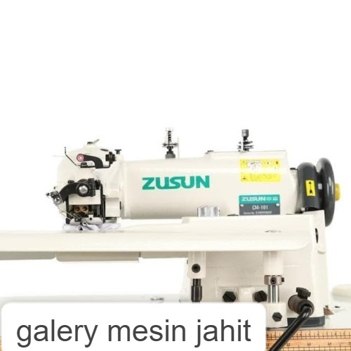 Mesin Jahit Som/Sum Lipat Celana Formal/blindhem stitch sewing merk zusun type cm101  set komplit meja kaki dinamo cervo