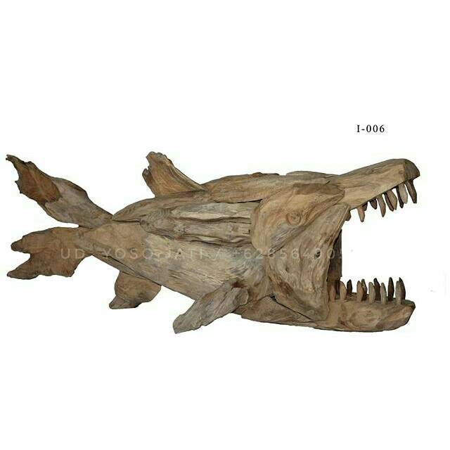 Ikan / Ikan kayu / ikan hias / dekorasi / kerajinan kayu / kerajinan unik / night stand