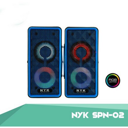 Speaker gaming Pc dan laptop NYK SP-N02 Speaker aktif gaming NYK strong bass