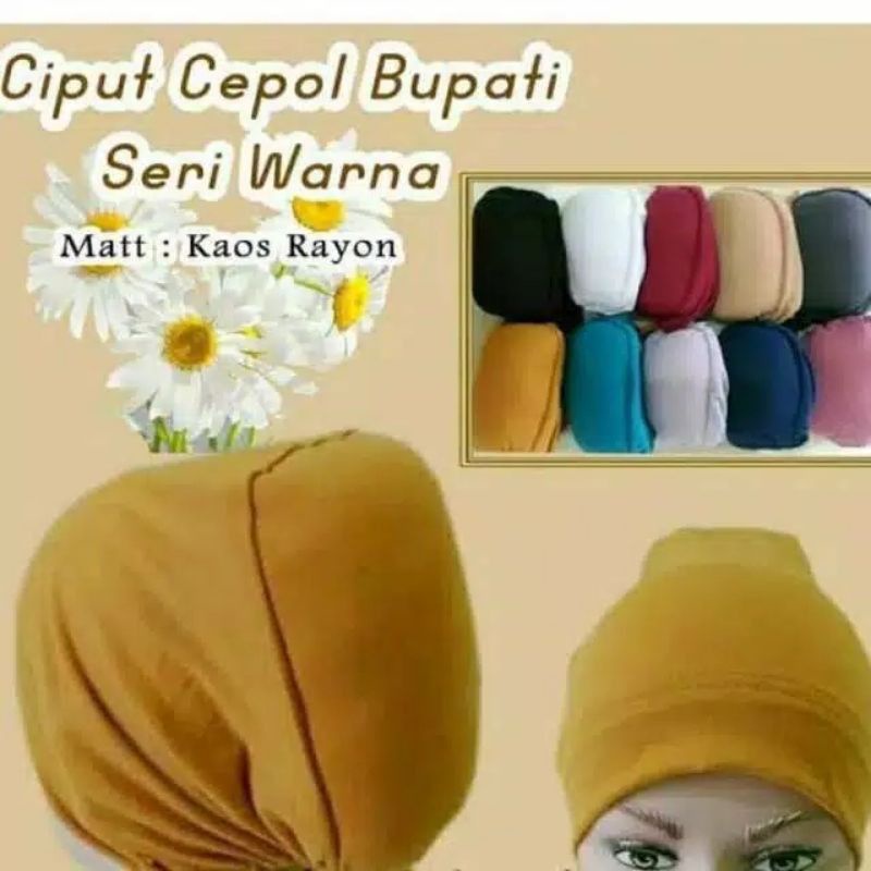 Ciput konde cepol / Ciput cepol bupati / Ciput cepol kaos