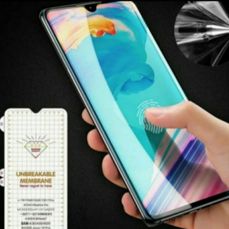 Samsung A21s anti gores hydrogel clear screen protector