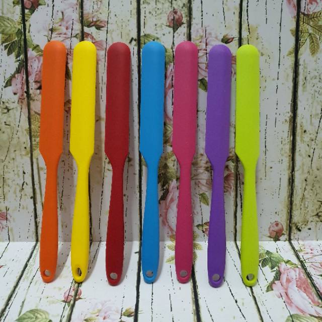 silicone spatula butter scrapper / spatula pengaduk adonan / oles mentega / cream spatula