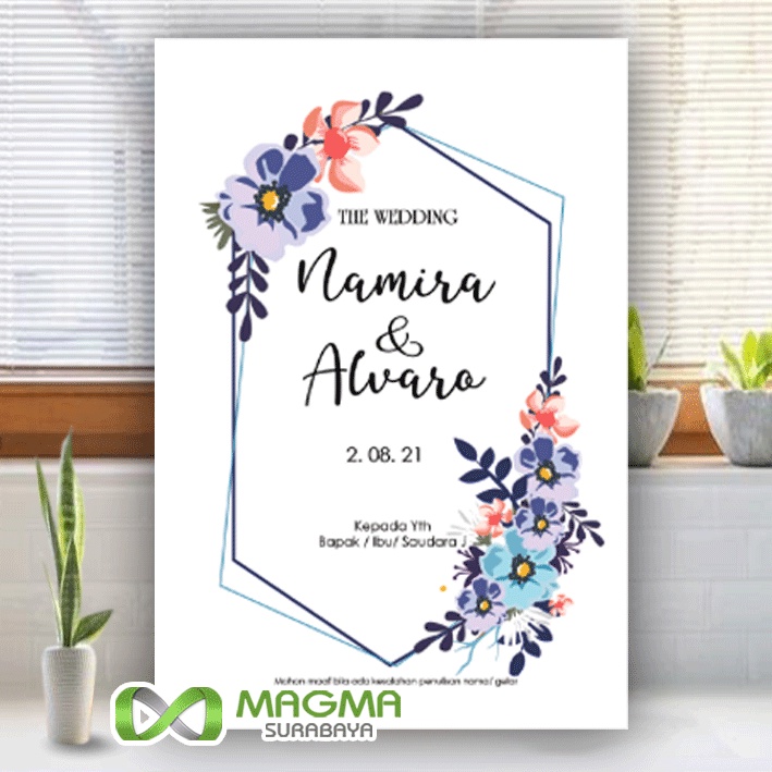 Undangan Pernikahan Keren, Elegant , simple dan kekinian