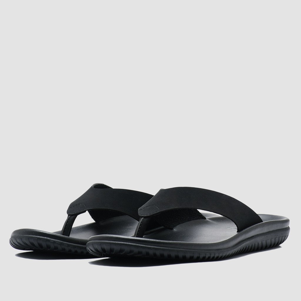  BRODO  Sandal  Flipper Full Black Shopee Indonesia