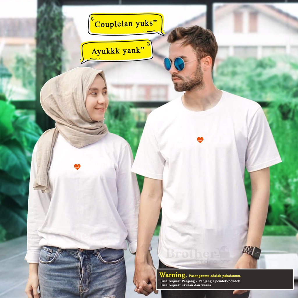 Kaos Couple Goals - Kaos Road to halal - Kaos Preweding - Kaos Custom kata - BEAT LOVE - Premium T shirt