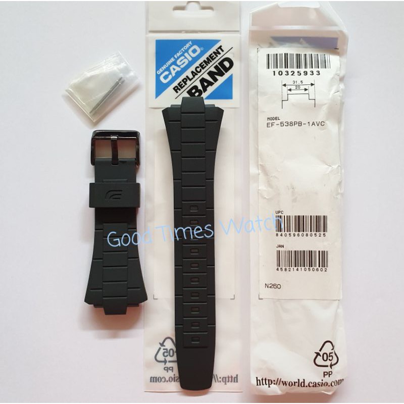 STRAP EDIFICE EF-538PB EF 538PB EF 538 Casio Original