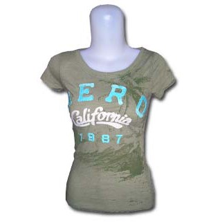  Kaos  wanita  Tshirt gadis tangan pendek sablon branded  AERO 
