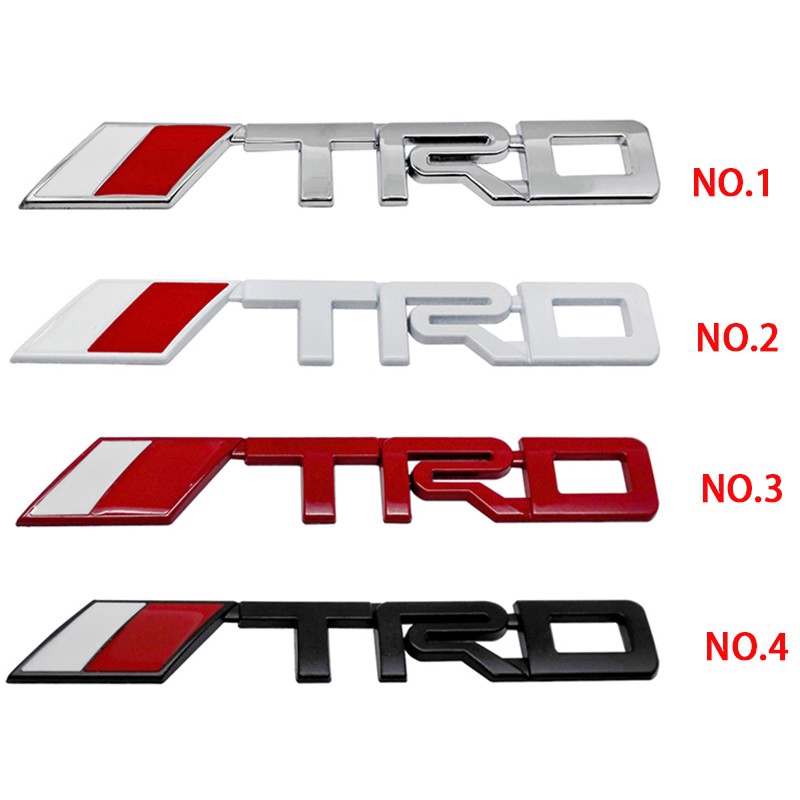 Stiker Logo Emblem Night Knight Trd Bahan Metal Untuk Mobil Toyota Yaris/Avensis/Snos/Hilux