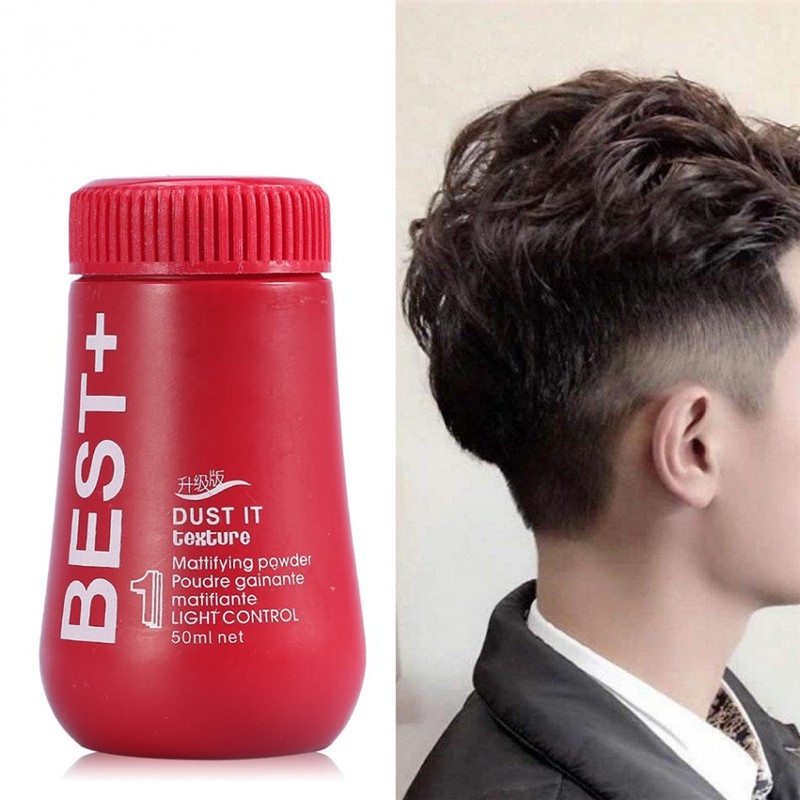 BEST+ Pertolongan Pertama Rambut Berminyak di saat harus ber-penampilan Prima seperti Artis, Dust It Hairstyling Texture powder rambut hair styling 10g Fluffy Hair Powder Hair No Wash Away Oil Dry Shampoo Powder Unisex Styling Hair Disposable Hair Wax