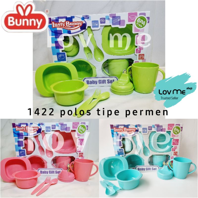 lov me❤ Lusty Bunny Feeding Set -Peralatan makan anak bayi lb1419 lb1422 lb1424 lb1425