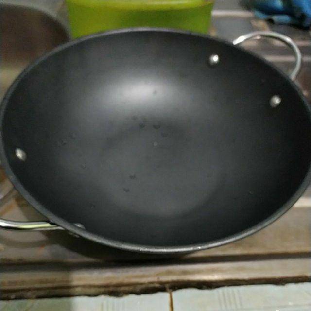 Kuali Hitam 20cm / Kuali Hitam / Katel Hitam / Wok Hitam