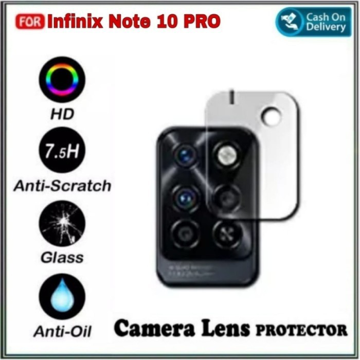 Infinix Note 10 Note 10 Pro Tempered Glass Camera Anti Gores Kamera Bening