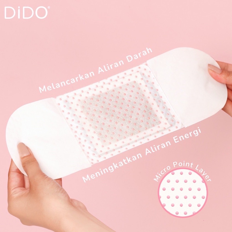 Dido Heating Patch Pereda Nyeri Menstruasi Haid Plester Koyo Hangat Perut Mengatasi Dilep Mens