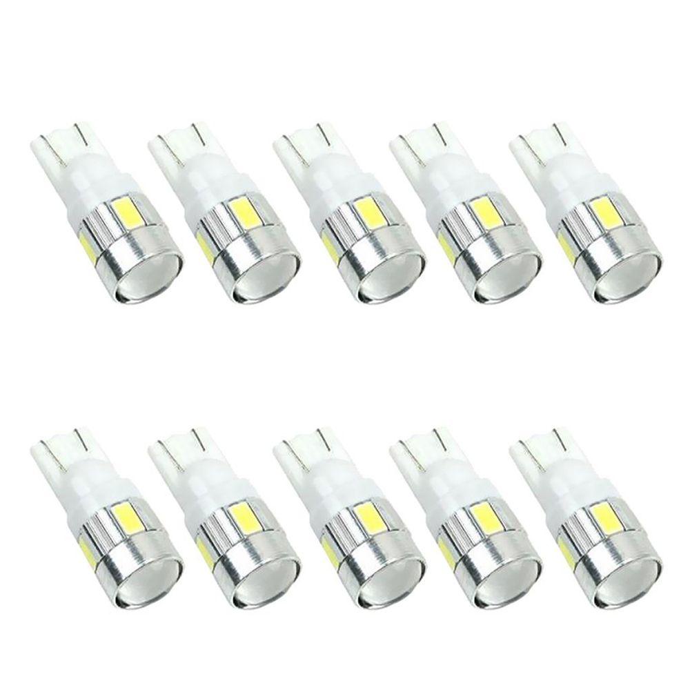 Top 10pcs Lampu Plat Lisensi Peta Kubah LED COB 12V Super Terang