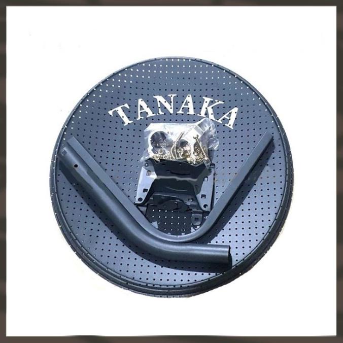 Tanaka 45cm Lubang Dish Mini Lobang Parabola Ku Band + Mounting