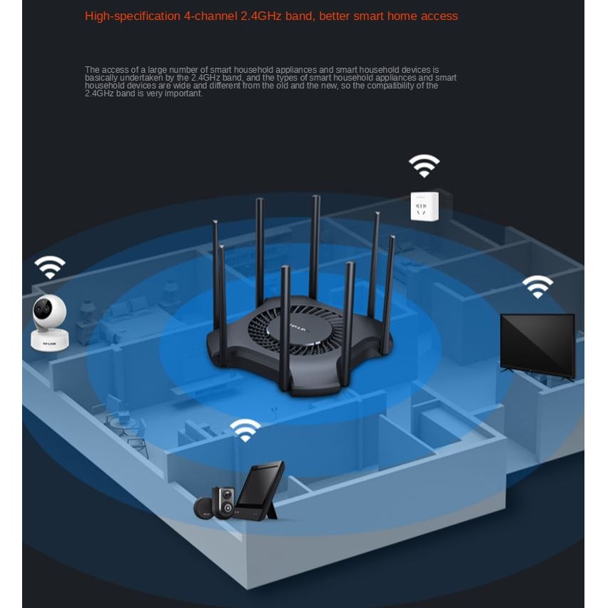 TP-Link AX3200 TL-XDR3230 Router Wifi 6 4t4R MU-MIMO Dual Wifi