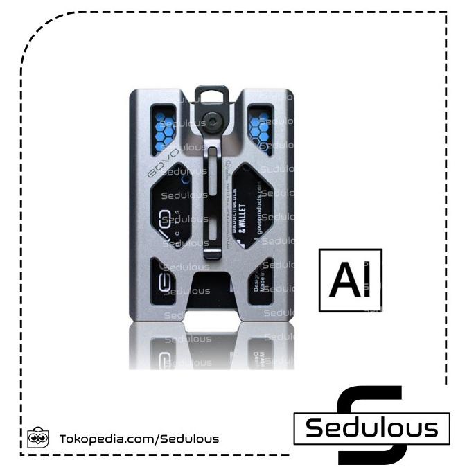 

Office & Stationery | Document Organizer | Aluminum Govo Badge Id Card Holder/Wallet Tactical Id Card | Best Seller