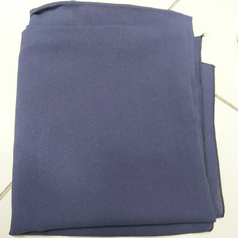 Pashmina Diamond Crepe Italiano Stretch Premium (175cm × 75cm)-Abu tua