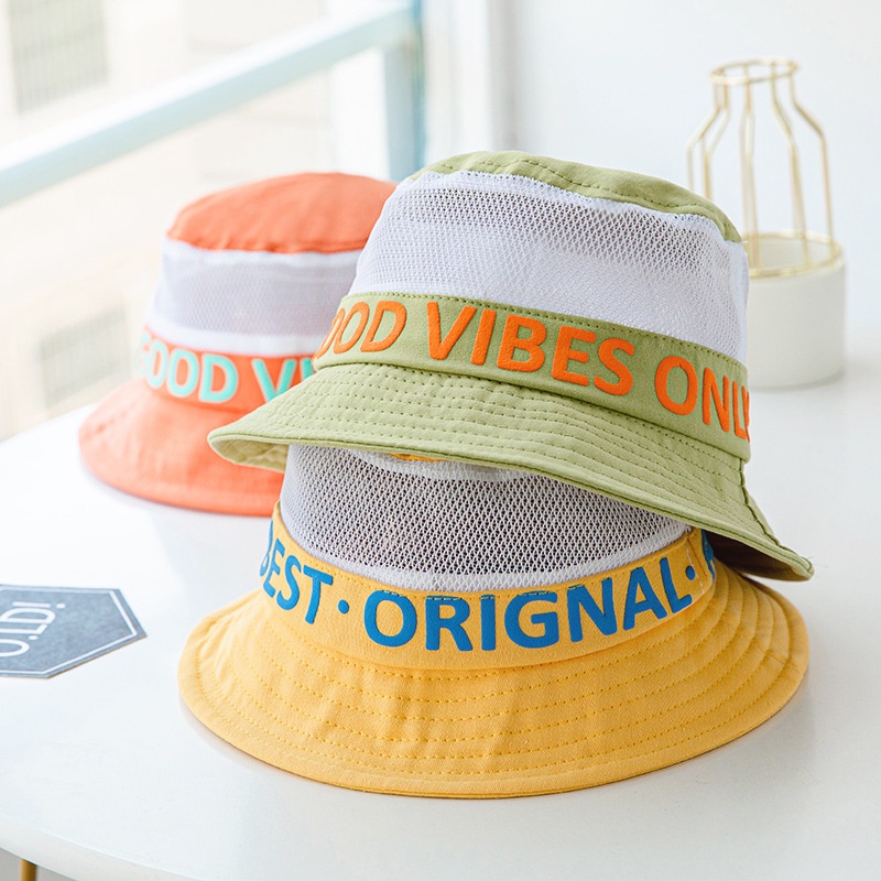 Topi Bucket Anak 2 - 4 tahun Topi Fashion Anak Import VIBES original Import