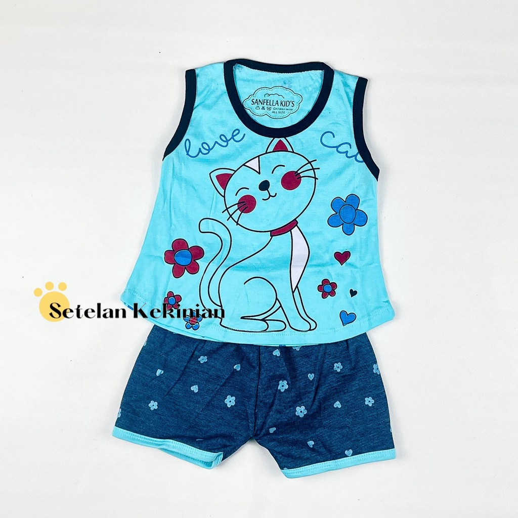 [SK] Set Baju Baby Newborn 0bln-12bln Singlet Kutung Baby Girl Setelan Anak Perempuan Lucu Trendy