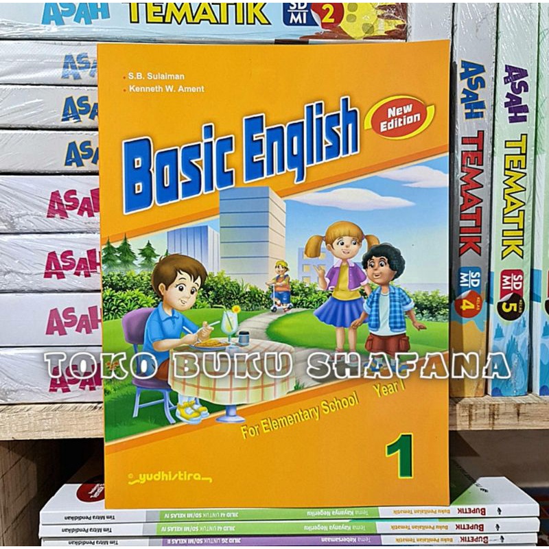 ORIGINAL!!! Buku BASIC ENGLISH NEW EDITION Kelas 1,2,3,4,5,6 SD YUDHISTIRA