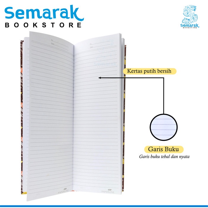 

Trendi Buku Tulis Paperline Hard Cover Ekspedisi [1 Buku @ 100 Lembar] Limited