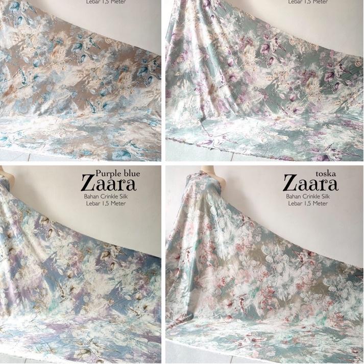 ♩ READY KAIN ZAARA BAHAN CRINKLE SILK ۝
