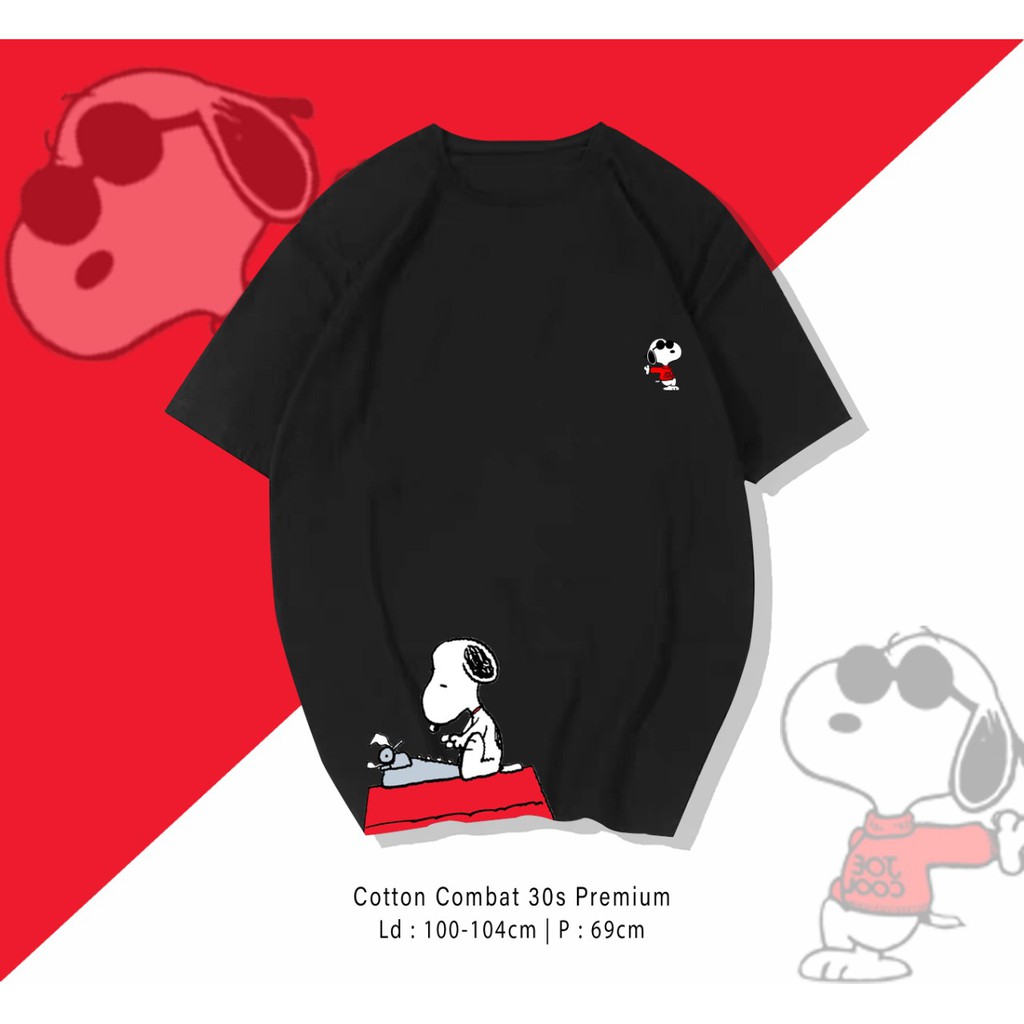 SNOOPY TIK / TERMURAH TIKUS LUCU CARTOON KAOS DESIGN PREMIUM / RESELLER VERY WELCOME