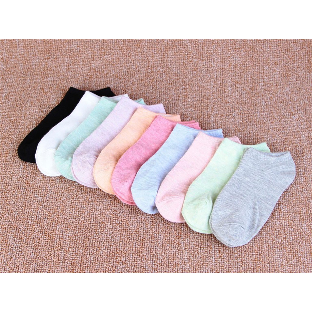 ☛TK☚ Kaos Kaki Motif Polos Korea Ankle Cute Semata Short Socks Pendek Fashion Murah Anak R108 R568