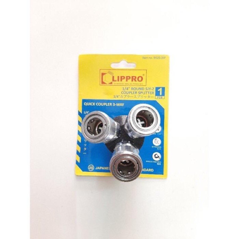 LIPPRO Kopler Cabang 3 Quick Coupler 3 way LIPPRO ORIGINAL PROMO