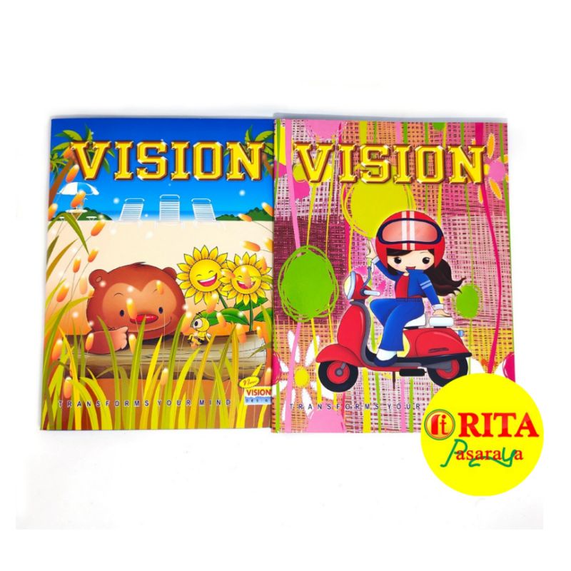

Vision Buku Tulis 38 Lembar (10pcs)