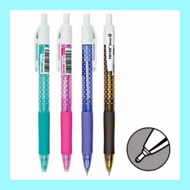 

Pulpen Mekanik Joyko Polkadot