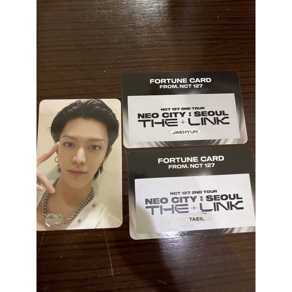 fortune scratch card neo city the link yuta selca jaehyun taeil scratch card