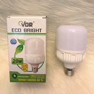 Lampu LED 20 Watt VDR Eco Bright BOHLAM LED Cahaya Putih SNI