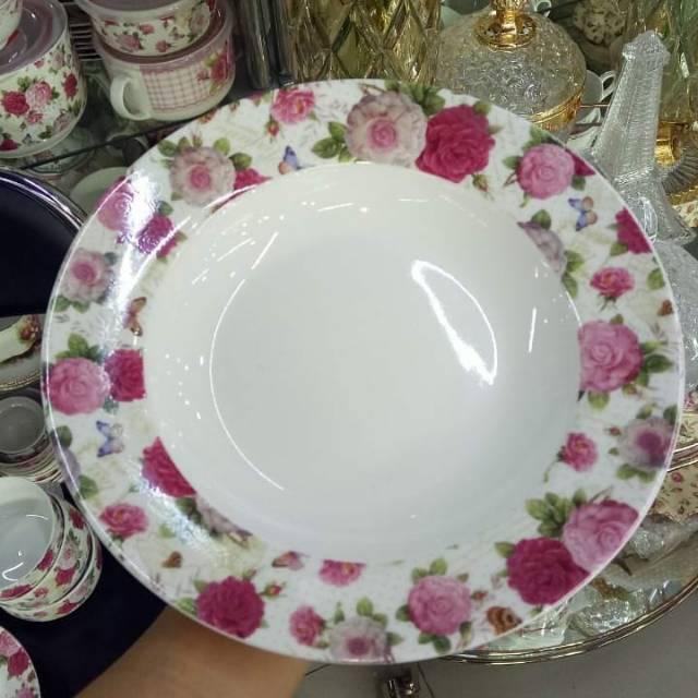 Piring Makan Capodimonte Shabby 6 pcs